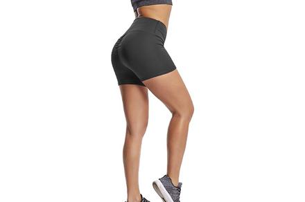 Scrunch Bum Shorts - Choose from Black or Burgundy