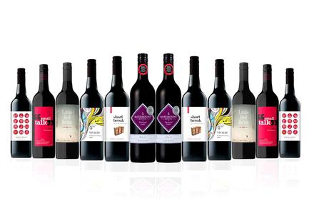 Mixed Aussie Red Wine Dozen Feat. Rosemount Diamond Label