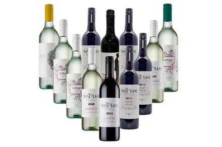 Red and White Mixed Wine Dozen
