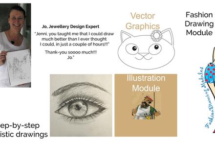 40-Day Online Drawing Course with a Pro Illustrator