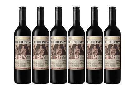 Six Bottles of McWilliams Off The Press Shiraz 2019