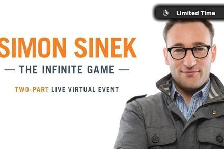 Ticket to See Simon Sinek's Live Virtual Event