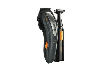 VS Sassoon Men's Carbon Titanium Turbo Pro Hair Clipper & Personal Grooming Kit