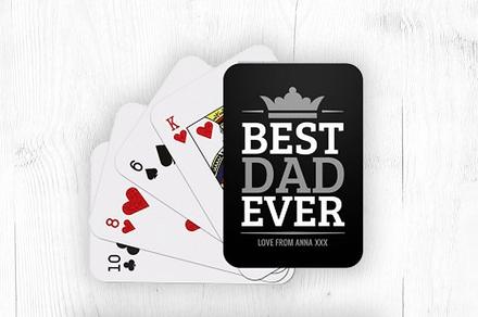 Personalised Playing Cards - Perfect Father's Day Gift Idea!