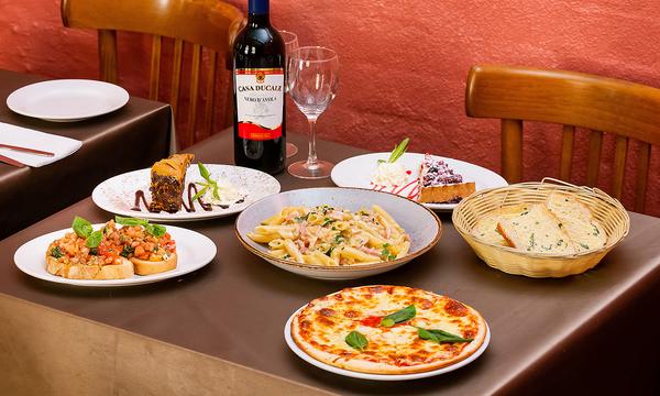 Authentic Italian Lunch or Dinner with Wine in the Rocks