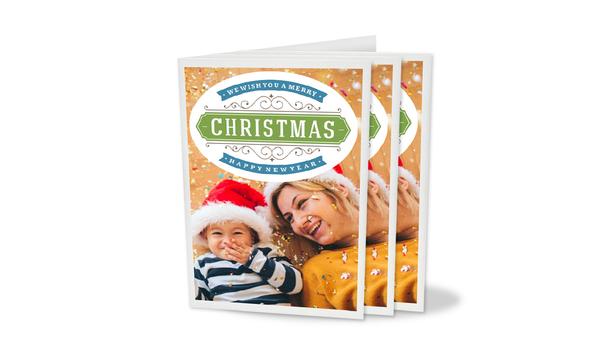 Personalised Greeting Cards - 12, 24 or 36-Pack