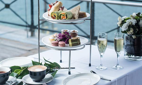 Waterfront High Tea with Sparkling Wine at Ripples Chowder Bay