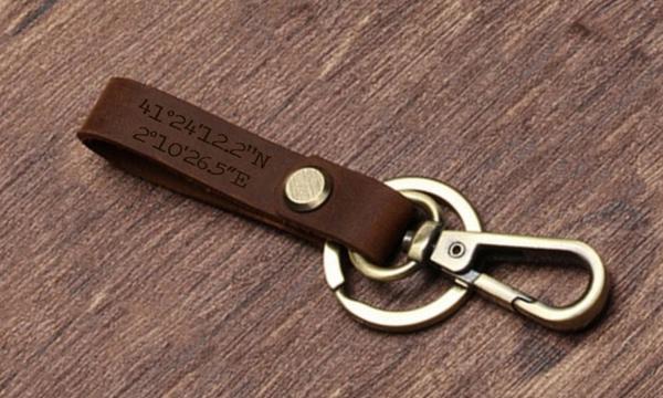 Personalise a Genuine Leather Keyring - Thoughtful Gift Idea!