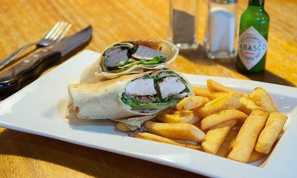 Burger, Wrap or Schnitzel Lunch with Fries & Drink in Blacktown
