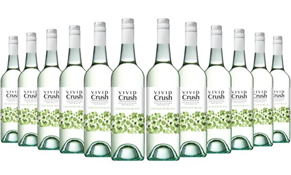 12 Bottles of Vivid Crush Sauvignon Blanc 2020