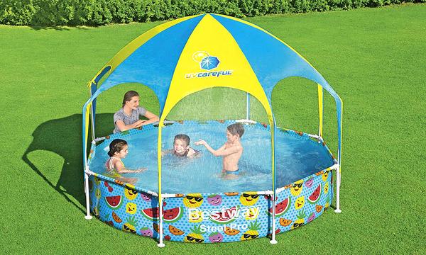 Bestway Steel Pro UV Careful Splash-in-Shade Pool