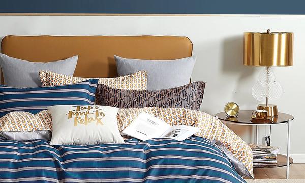 Ardor Casa Queen Size Cotton Quilt Cover Set w/ Two Pillowcases in Multicolour