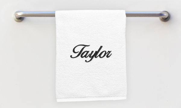 Create Your Own Bath Towel with Personalised Embroidery