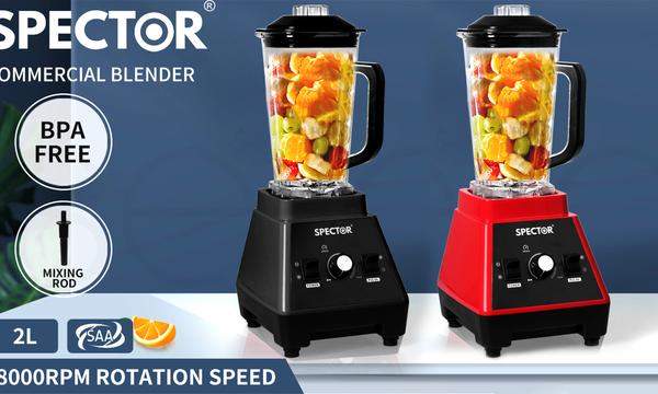 Spector 2L Commercial Blender - Two Colours Available!