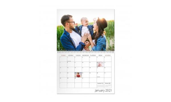 Personalised Wall Calendars in Three Sizes