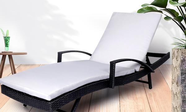 Levede Sun Lounger | Grey