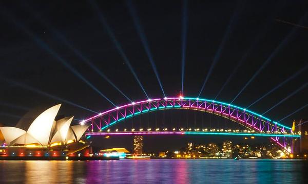 Two-Hour Vivid Cruise with Food and Welcome Drink
