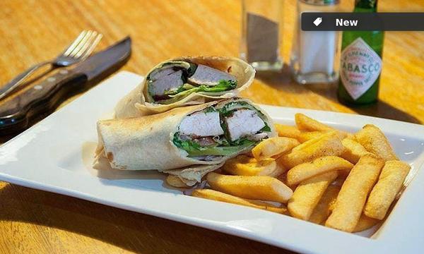 Burger, Wrap or Schnitzel Lunch with Fries & Drink in Blacktown