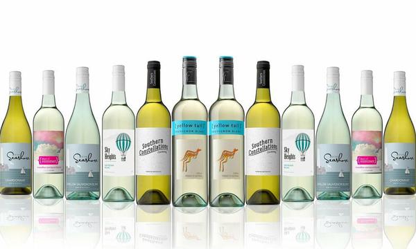 Mixed Aussie White Wine Dozen ft. Yellow Tail Sauvignon Blanc