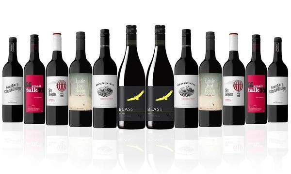 Mixed Aussie Red Dozen Featuring Wolf Blass Shiraz