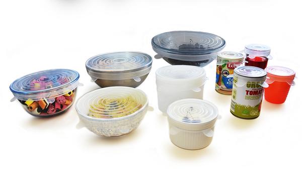 Reusable Silicone Stretch Lids - Available a in Six or 10 Pack