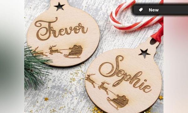 Personalise Your Own Wooden Ornaments This Christmas