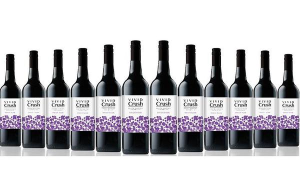 12 Bottles of Vivid Crush Pinot Noir 2019