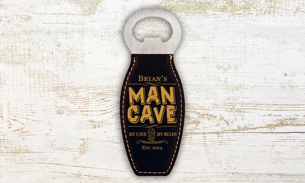 Personalised Vegan Leather Magnetic Bottle Openers