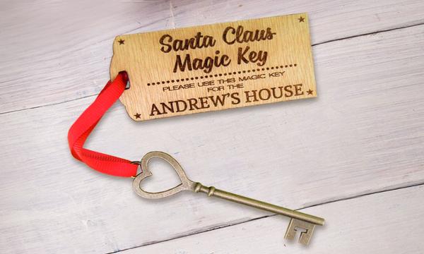 Personalised Key for Santa - Great Gift Idea!