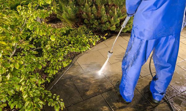 Water Blasting for Pathways, Steps, Decks or Patios