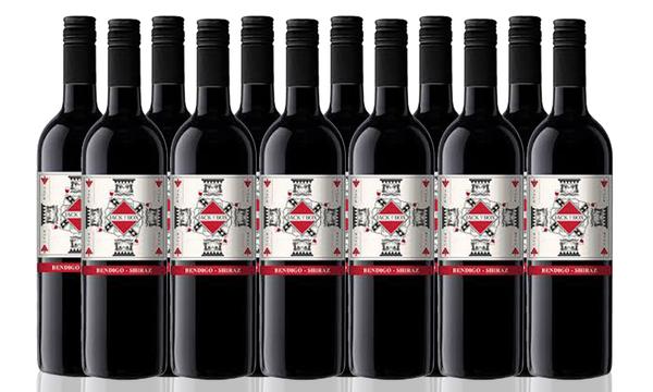 Gold Medal Winning 2019 Jack in a Box Bendigo Shiraz Dozen