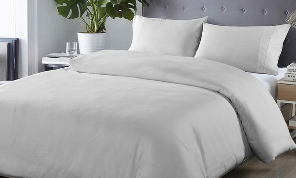 Royal Comfort Blended Bamboo King Quilt Cover Set - Four Colours Available