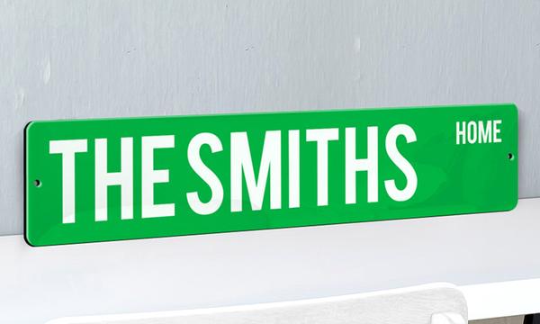 Personalised Metal Street Sign - Choose Your Colour
