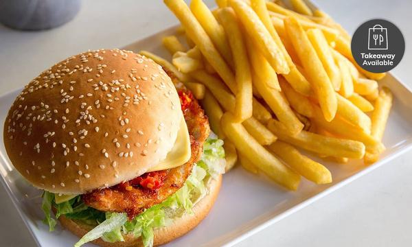 Takeaway Chicken Roll or Burger with Chips and Drink in Dulwich Hill