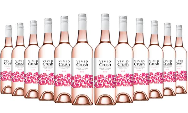 12 Bottles of Vivid Crush Rosé 2019