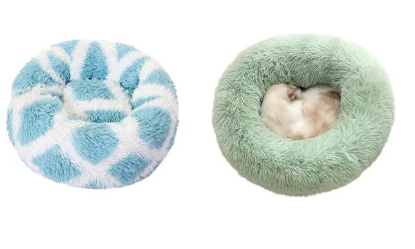 40cm Soft Round Doughnut Pet Bed - Available in Nine Colours!