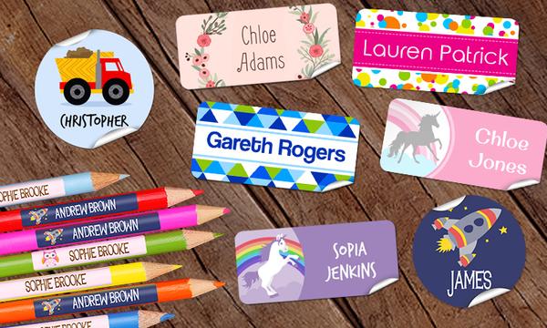 Personalised Kids Name Labels