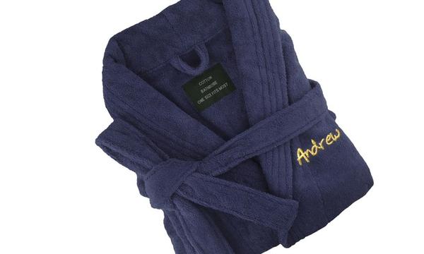 Personalise Your Own Egyptian Cotton Bath Robe