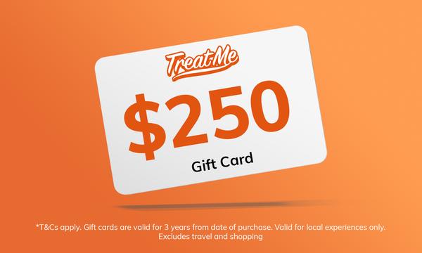 $250 Treat Me e-Gift Card