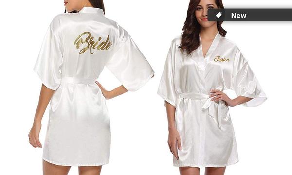 Get Ready for the Big Day with Personalised Bridal Robes