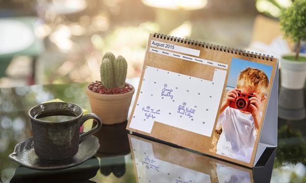 Personalised Calendars in Four Sizes