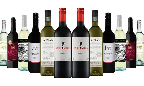 Premium Red and White Wine Mixed Dozen