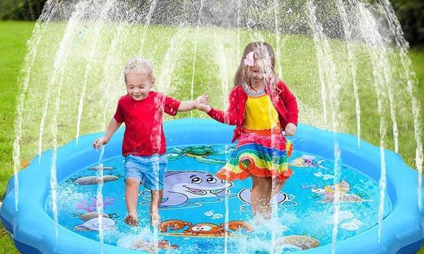 Inflatable Sprinkler Water Mat for Kids