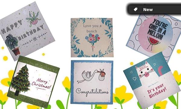 Plantable Cards with Personalised Gift Tag