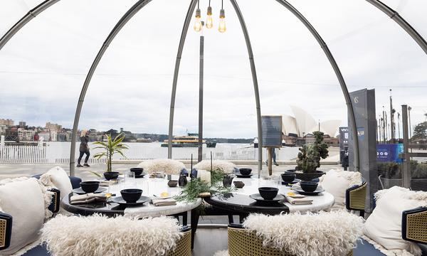 Sydney: Unique Five-Course Degustation in a Private Dining Dome Overlooking the Harbour with Cocktails on Arrival