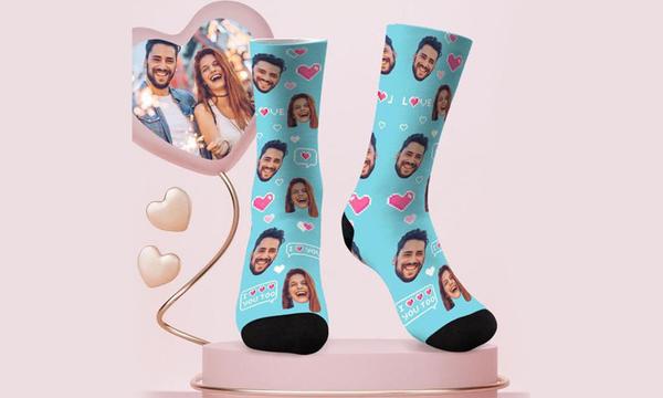 Personalised Pairs of Photo Socks - Great Gift Idea!