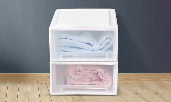 Small Sized Stackable Plastic Storage Drawers - Multiple Pack Sizes Available