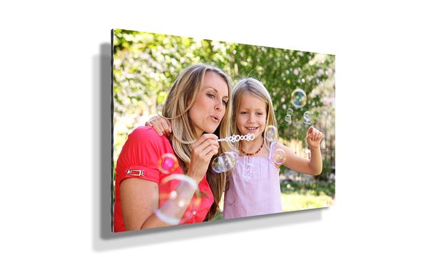 Personalised Ready-to-Hang Glass or Metal Photo Print