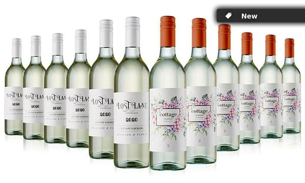 12 Bottles of Mixed Pinot Grigio