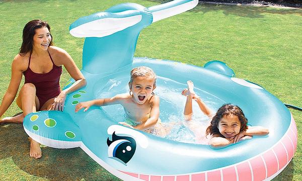 Intex Inflatable Whale Spray Pool